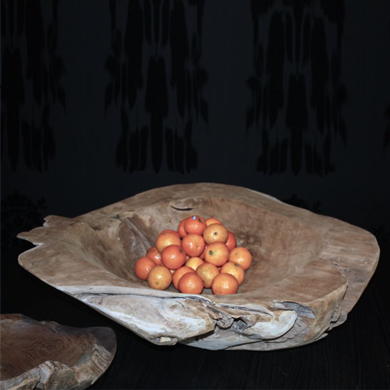 Antikk trefat - 80cm Ø
