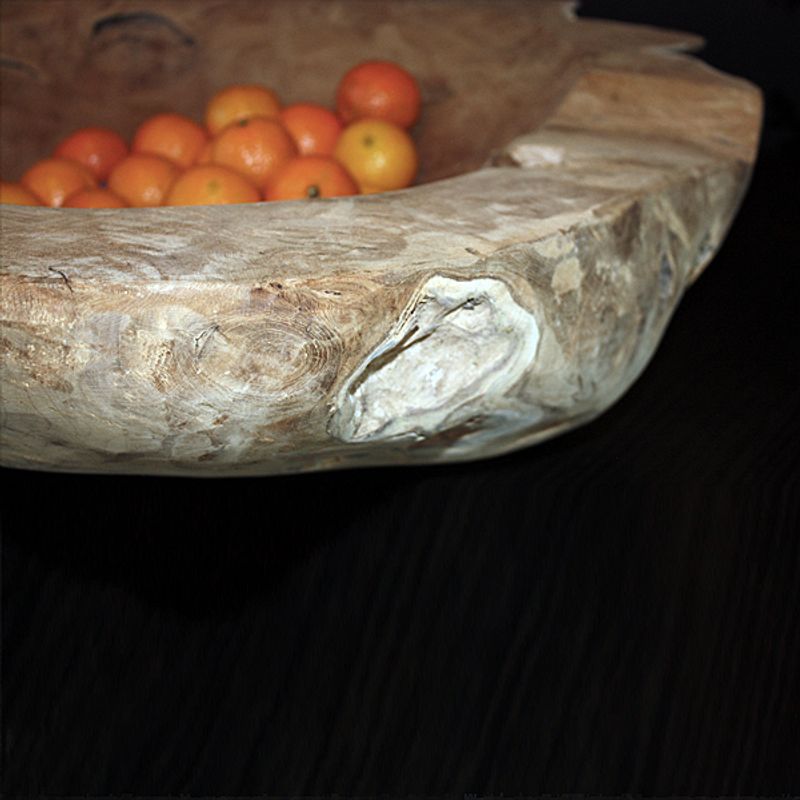 Antikk trefat - 80cm Ø