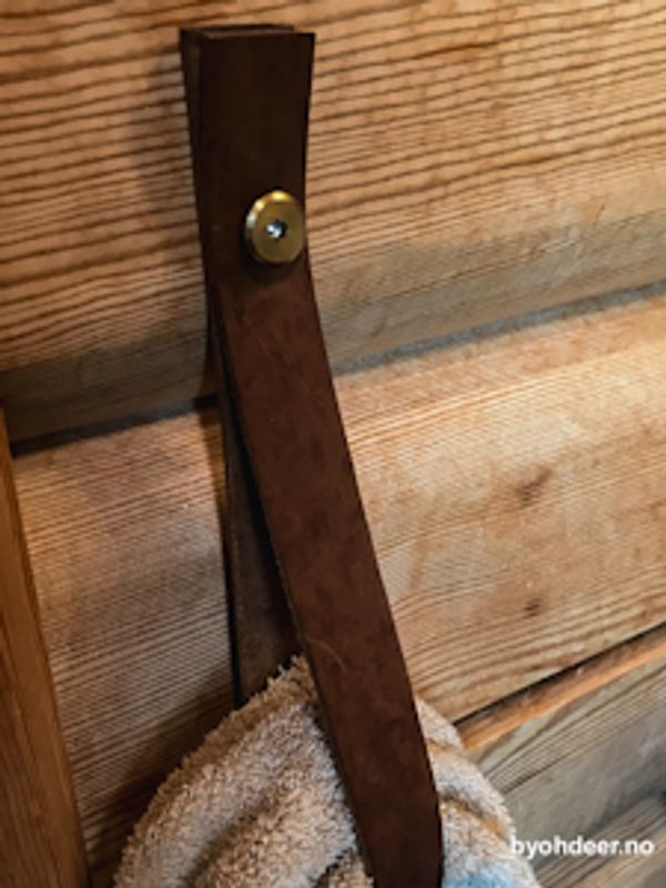 Rustic skinn stropp/oppheng