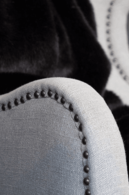Hovedbilde Lenestol i velvet med nagler